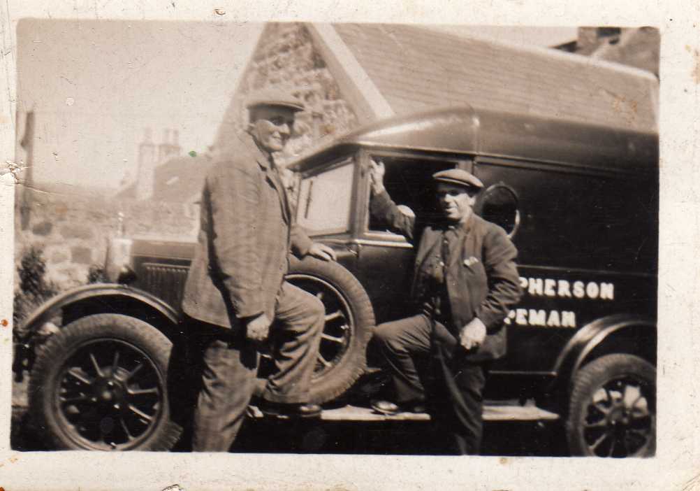 1925 - Jock McPherson and his fish van