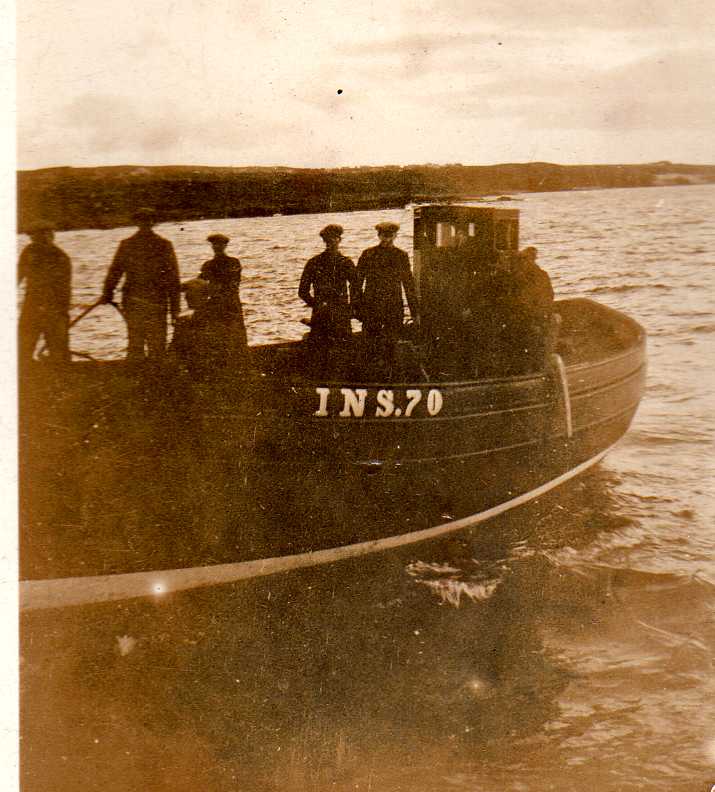 1932 - LATISHA INS 70 entering Hopeman for completion.