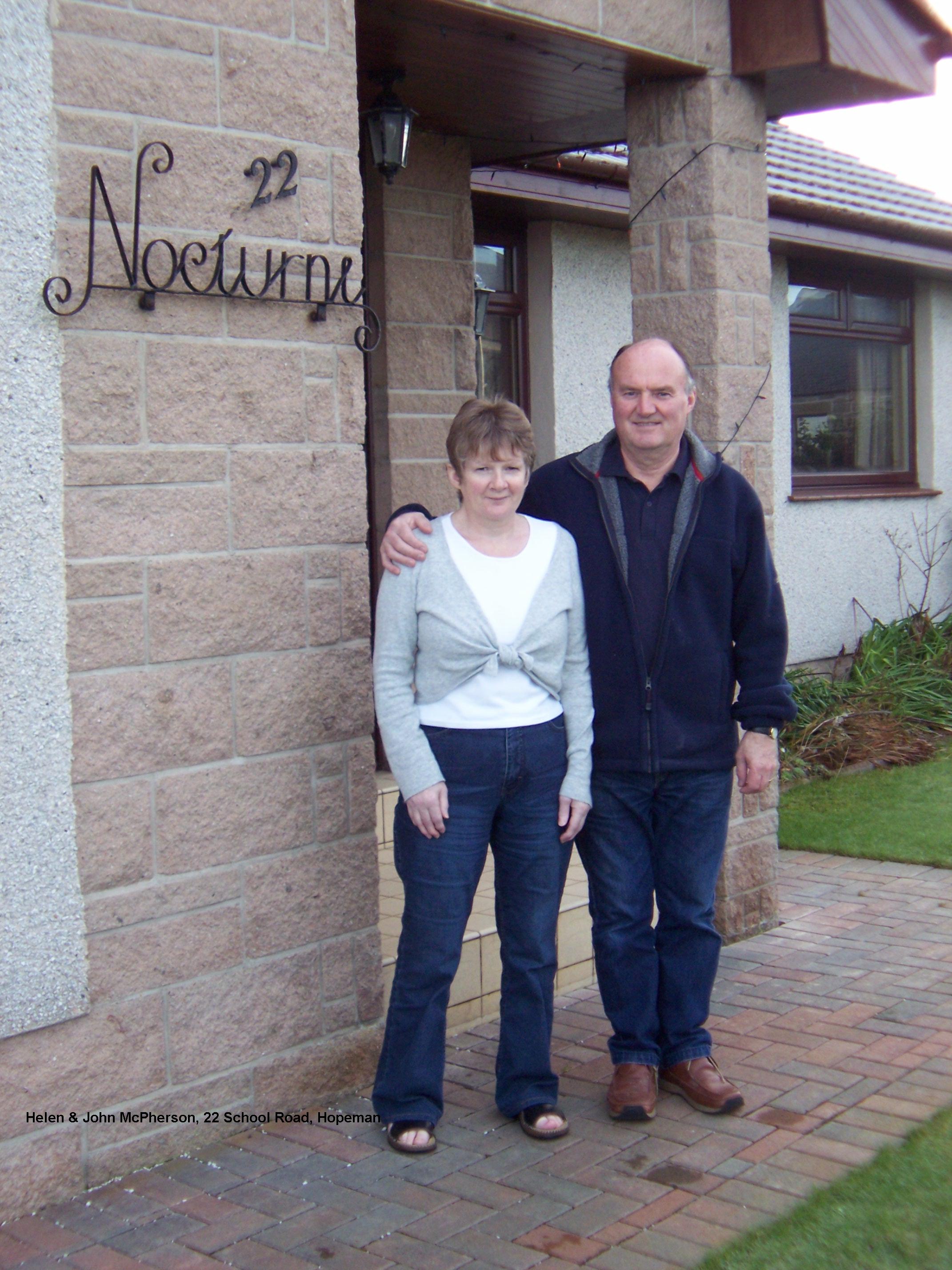 2005- Helen & John McPherson 22 School Road