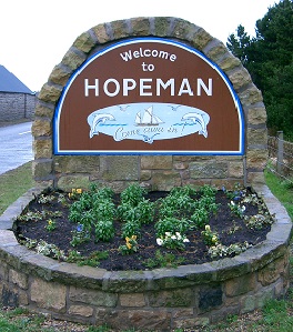 Hopeman sign